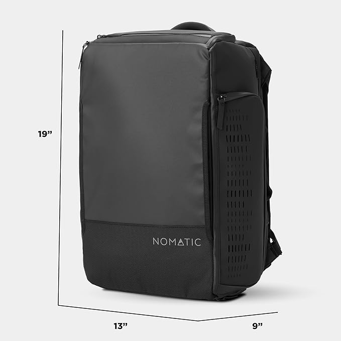 NOMATIC 30L Travel Bag- Convertible Duffel/Backpack, Carry-on Size for Airplane Travel, Everyday Use Laptop Bag,TSA Compliant
