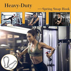 12PCS 2 Inch Small Carabiner Clip, Spring Snap Hook, Heavy Duty Galvanized Steel Keychain Carabiner, Locking Climbing Caribiners Clips for Gym, Plant Hanging, Outdoor Camping, Hiking, 200 lbs Capacity