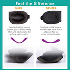 Bucky 40 Blinks No Pressure Printed Eye Mask for Travel & Sleep, Tie-Dye, One Size