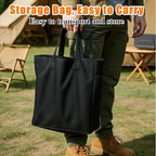 Folding Campfire Grill,Enameled Coating Grate, Heavy Duty Camp Grill Grate, Portable Camping Grates Over Fire Pit, Campfire Grill Cooking Equipment with Carrying Bag for Outdoor Cooking