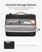 tomtoc 360 Protective Laptop Shoulder Bag for 15-inch 2025 MacBook Air M4/A3241, M3/A3114, M2/A2941, 15 Inch Dell XPS,15-in Microsoft Surface Laptop 7/6/5, Water-Resistant Laptop Accessory Sleeve Case