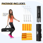 EAGLE PEAK Flex Ultra Compact 4x4 Pop-up Canopy, Sun Shelter, Changing Room, Portable Privacy Canopy Cabana for Pool, Fashion Photoshoots, or Camping, Yellow/Orange