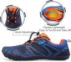 L-RUN Barefoot Water Shoes Women Mens Aqua Sock Athletic Hiking Water Sports Shoes for Swim Beach Pool Sand Diving Walking