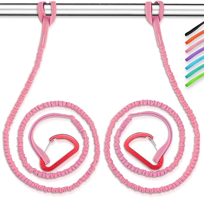 OCEANBROAD Kayak Paddle Leash Stretchable Strap Lanyard Rope for SUP Kayaking Boating Canoeing Fishing Pole Rod 4-7 Feet