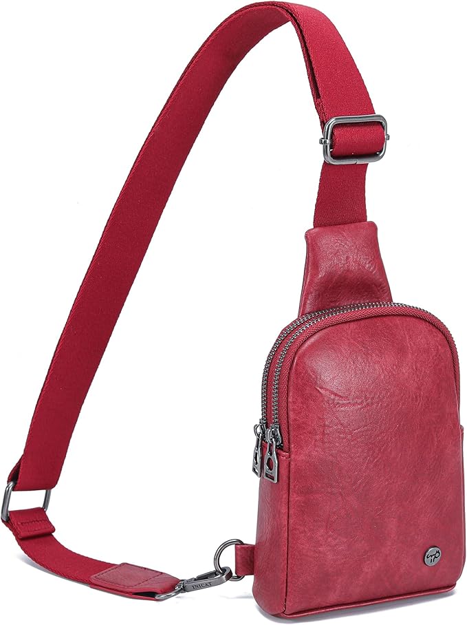 INICAT Sling Bag for Women Touchscreen Small Crossbody Cell Phone Purse Fanny Pack