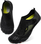 L-RUN Barefoot Water Shoes Women Mens Aqua Sock Athletic Hiking Water Sports Shoes for Swim Beach Pool Sand Diving Walking