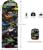 QOOMO Camping Sleeping Bags,3 Season Warm & Cool Weather,Lightweight,Waterproof Sleeping Bags for Adults & Kids,Traveling,and Outdoors,Camping Gear Equipment