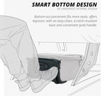 Verage Carry On Underseat Luggage with 2 Wheels & USB Port, 16 Inch Cloud Gray Wheeled Spinner Bag Carry-on Luggages for Airlines, Lightweight Suitcase Men Women, Pilots and Crew