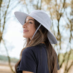 Home Prefer UPF50+ Mens Sun Hat Wide Brim Fishing Hat Foldable Large Brim UV Protection Sun Hat for Men Women Beach Gardening