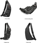 NICGID Sling Bag Chest Shoulder Backpack Crossbody Bags Casual Daypack for Men Women