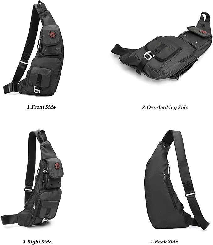 NICGID Sling Bag Chest Shoulder Backpack Crossbody Bags Casual Daypack for Men Women