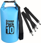 Dry Bag Waterproof Backpack 5L/10L/20L/30L Roll Top Waterproof Bag,Floating Dry bags for Kayaking,Swimming,Boating,Camping,Beach.