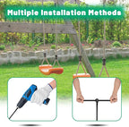 Ground Anchor Kit 4 Pack,18" Ground Anchors Heavy Duty for High Winds,Spiral Earth Anchor for Camping Tent,Shed,Screw in Tent Stakes,Canopies,Car Ports,Securing Animals