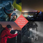 Claymore HEADY+ Tan Rechargeable Wearable Light – 600 Lumens HeadlampMode 6 Light Mode 90° Adjustable Beam IP54 Water-Resistant USB-C Rechargeable Up to 70 Hrs Runtime for Camping, Running, Outdoor