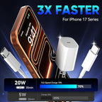 iPhone 17 16 15 Pro Charger Fast Charging, 20W USB C Fast Charger Block with 10ft Long Type C Chargers Fast Charging Cable Cord for iPhone 17/17 Pro/17 Pro Max/Air/16 Pro Max/16 Pro/15 Pro Max/Pro,S24