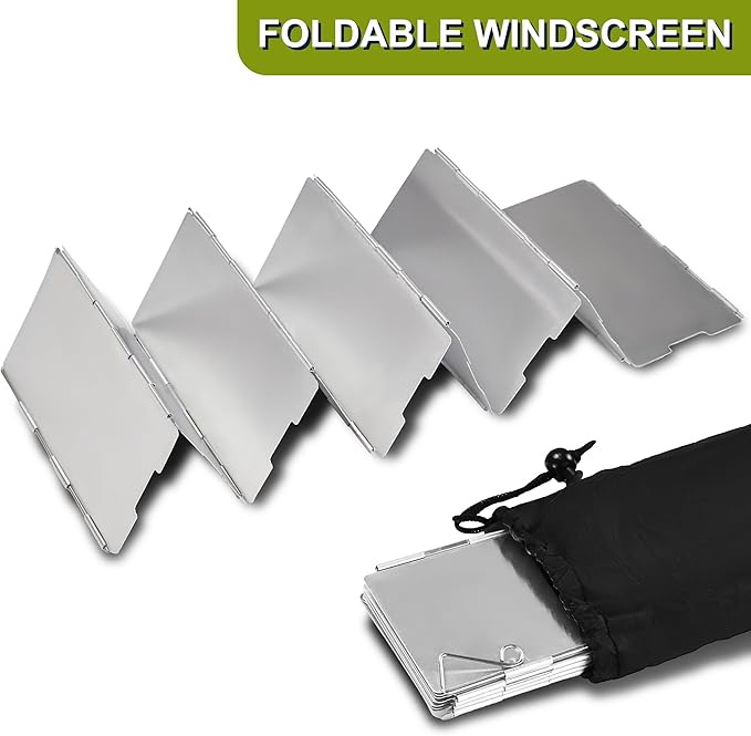 Camping Cooking Cookware Mess Kit - Non-Stick Lightweight Pot Pan Kettle Set with Collapsible Pour Over Coffee Dripper, Outdoor Kitchen Cook Essentials Gear for Camping Hiking Picnic