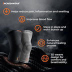 Incrediwear Knee Sleeve – Knee Braces for Knee Pain, Joint Pain Relief, Swelling, Inflammation Relief, and Circulation, Knee Support for Women and Men