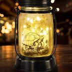 kyoryuger Tortoise Gifts for Women/Men Turtle Lovers Solar Lantern Mom Birthday, Mothers Day, Turtle Solar Garden Decoration Outside for Yard, Patio,Backyard,Porch, Torches