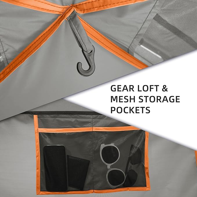 CAMEL CROWN Tents for Camping 4/6 Person Tent Waterproof Easy Setup Backpacking Tents