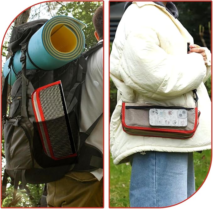 Mini Easy Carry Outdoor Chair Mountaineering and Hiking, New Lightweight Portable Stool with Carrying Bag, Pocket Chair for Gardening and Beach Hiking Fishing,Foot Stool to 330lb