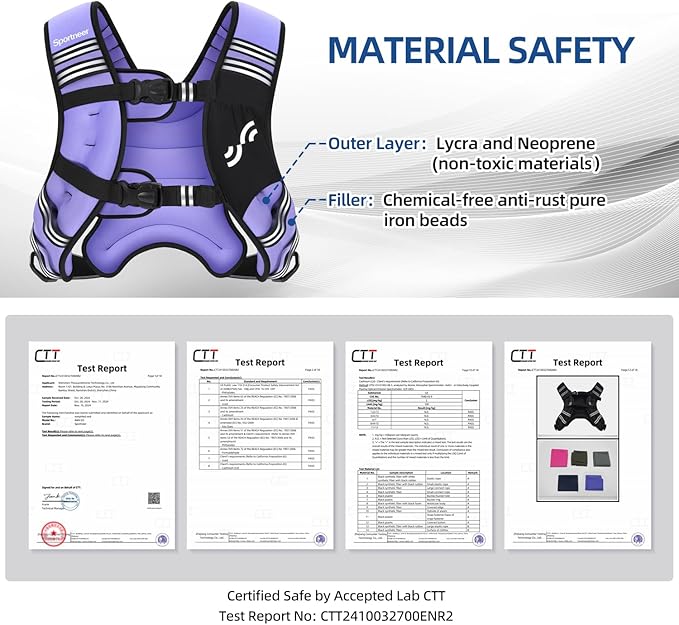 Sportneer Weighted Vest for Women Men: 8lbs/12lbs/15lbs/20lbs/25lbs Weight Vest with Detachable Phone Pouch Rucking Vest for Women Walking Strength Training Muscle Building Weight Loss