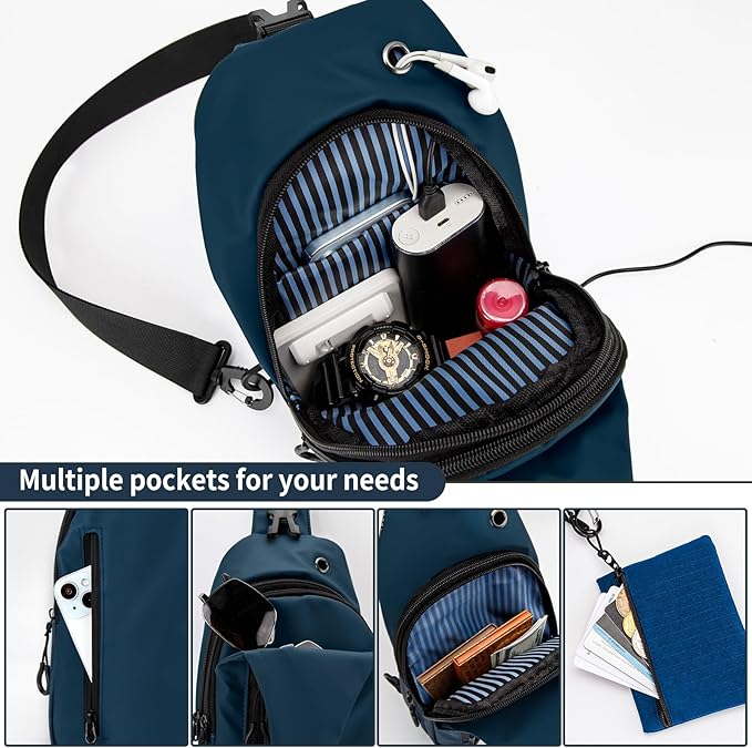 Waterproof Clear Bag for Stadium Events, Women's Crossbody Clear Sling Bag with Coin Wallet, Shoulder Bag for Daily Use