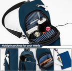 Waterproof Clear Bag for Stadium Events, Women's Crossbody Clear Sling Bag with Coin Wallet, Shoulder Bag for Daily Use