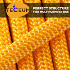 TECEUM 5/32" Paracord Rope 1000 – 1000ft / 200ft / 100ft / 50ft – Tactical Parachute Cord 4mm – 45+ Colors – Nylon String for Survival & Camping Gear – Stripe Cord for Survival – Utility Rope