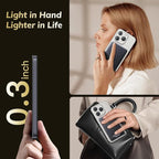 [0.3" Ultra Slim] [Alloy-Made] [Credit Card] Magsafe Portable Charger for iPhone, 2026 Upgrade 5000mAh Fast Charging Magnetic Power Bank, Wireless Battery Pack for iPhone 17 Air 16 15 Pro Max 14 13