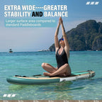 Paddle Board, 10.8' Stand Up Paddle Board with Premium Complete Inflatable SUP Accessories, Extra Wide Paddleboards for Adults & Kids-Pandora Collection