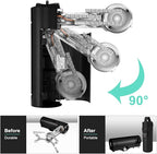 Odoland Portable Camping Stove Butane 1400W Gas Stove Collapsible Backpacking Stove for Indoor Outdoor Cooking Hiking and Picnic