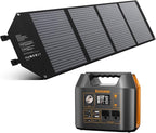 EnginStar Solar Generator 300W, 100W Solar Panel, 80,000mAh Portable Power Bank with AC Outlet for Outdoors Camping Emergency Use