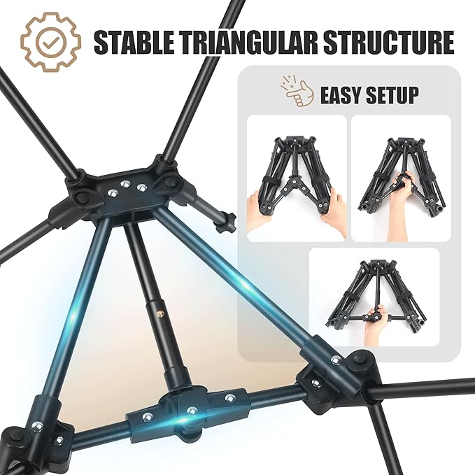 Ultralight Backpacking Chair,2.2lb Compact Folding Camping Chair,Supports 300lbs,Portable Travel & Hiking Chair,Lightweight Design,Perfect for Hiking Gear, Picnics and Traveling (Khaki)