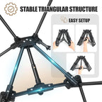 Ultralight Backpacking Chair,2.2lb Compact Folding Camping Chair,Supports 300lbs,Portable Travel & Hiking Chair,Lightweight Design,Perfect for Hiking Gear, Picnics and Traveling (Khaki)