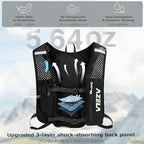 Azarxis Running Water Bottles Flask BPA Free Leakproof Hydration Vest Packs Waist Belt Replacement for Triathlon Marathon Hiking Cycling Climbing Runner