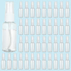 APACALI 60PCS 1 Oz Spray Bottle Mini Mist Sprayer Clear Fine Small Spray Bottle Empty Travel Spray Bottles Reusable Liquid Containers Water Spray Bottle for Perfume, Plant(30ml)