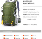 MOUNTAINTOP Hiking Backpack,Lightweight Travel Backpack for Men Women Outdoor Backpacking, Camping