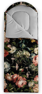 Sleeping Bags for Adults and Kids，3D Printing Camping Sleeping Bag for Girls Boys Lightweight Waterproof Cold/Warm 3-Season，Outdoor Travel with Compression Bags