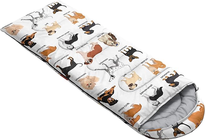 BSNTHO Camping Sleeping Bags,3 Season Warm & Cool Weather,Lightweight,Waterproof Sleeping Bags for Adults & Kids,Traveling,and Outdoors,Camping Gear Equipment