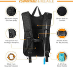 Vibe Festival Gear Hydration Pack Backpack with 2L Water Bladder for Women, Men, Teens, Kids - Hydropack Hydro Sports, Outdoor, Running, Camping, Hiking, Festivals, Raves