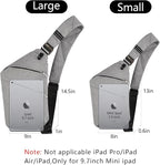 Anti Theft Crossbody Bags Sling Bag for Women Men Waterproof Wander Bag for Sports and Travel. (1.0Light Grey, Small)