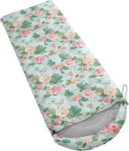 Kids Sleeping Bag for Boys Girls,Rocket Moon Print-Lightweight Warm Portable Outdoor Indoor-Waterproof Cold Weather Resistant Sleeping Bag for Camping Hiking