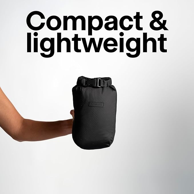 Gravel Layover Travel Blanket – Ultra-Lightweight, Warm Down Alternative with Carry Pouch (Black)