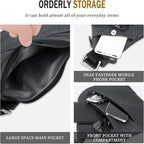 Anti Theft Crossbody Travel Bag for Women Men,Multi-pocket Crossbody Bag,Slim Sling Bag with Adjustable Strap