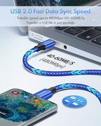 etguuds USB C to USB C Cable 3ft, 2-Pack 60W USBC to USBC Cord, Type C to C Charger Cable Fast Charging for iPhone 17 16 15 Pro Max Plus Air, Samsung Galaxy S25 S24 S23, for MacBook/iPad, Pixel