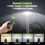 Rechargeable Telescopic Camping Light, 3000LM LED Work Lights on Stand, 8.4 FT Hight Light Ranger 80 FT Portable Outdoor Light, Quick Setup Tripod Light for Outdoor, Jobsite, Emergency