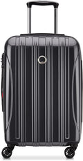 DELSEY PARIS Helium Aero Hardside Expandable Luggage with Spinner Wheels, Titanium, Carry-On Plus 21 Inch