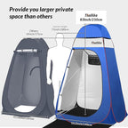 Upgrade Pop Up Privacy Shower Tent, Portable Camping Shower Tent, Camping Toilet Changing Room with Rain Shelter & Extended Floor Mat