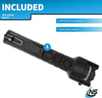 Nightstick XPP-5422B 3 AA Intrinsically Safe Permissible Dual-Light Flashlight, Black