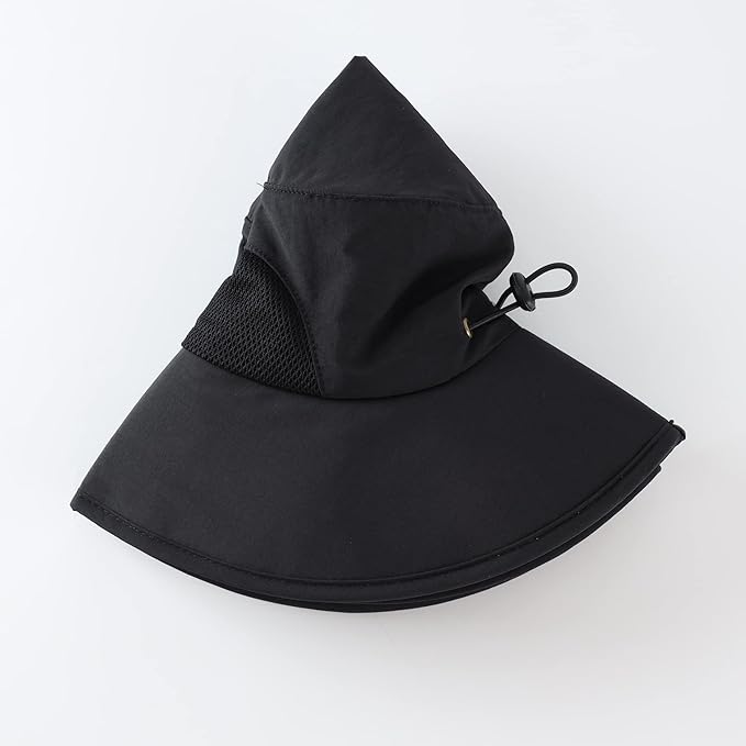 Home Prefer UPF50+ Mens Sun Hat Wide Brim Fishing Hat for Men UV Protection Womens Beach Bucket Hat for Golf Hiking Gardening